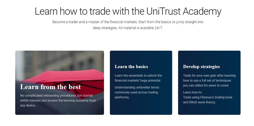 UniTrust Venture trading academy