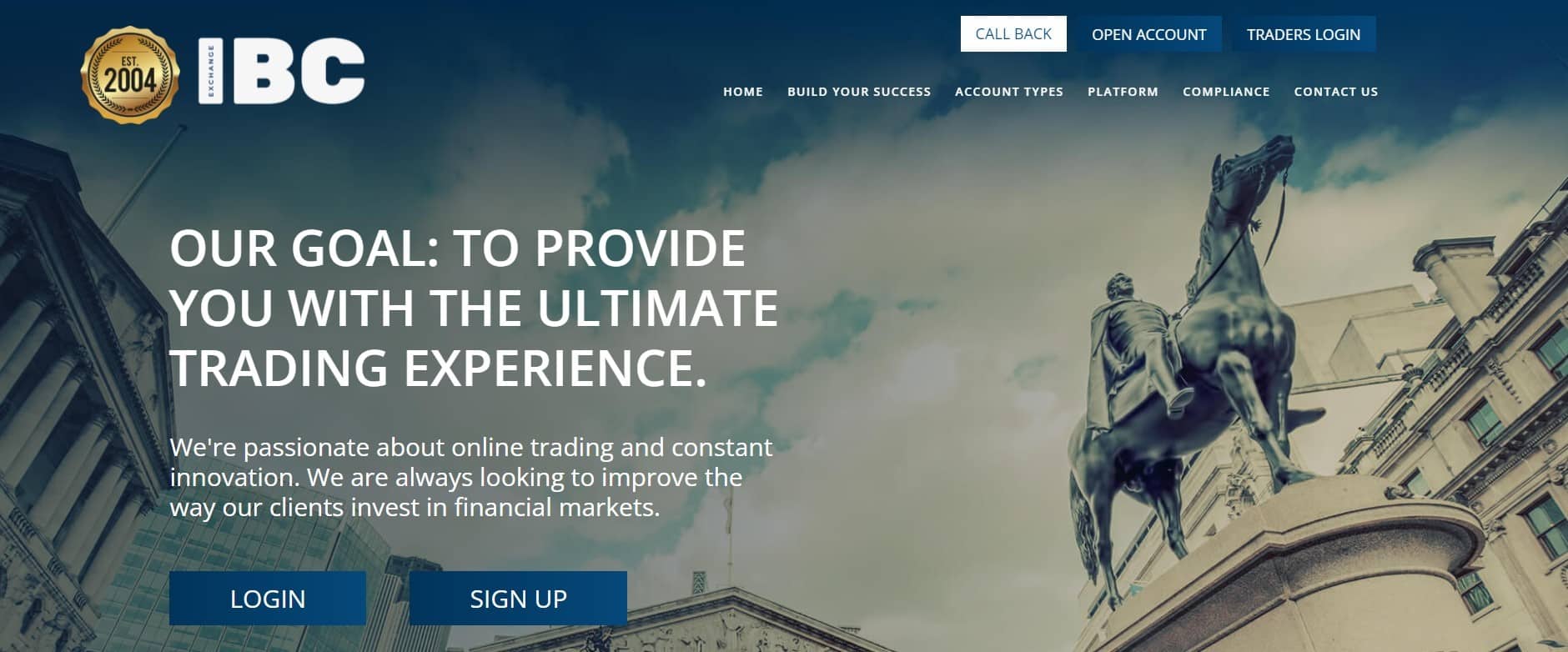 IBC Exchange website