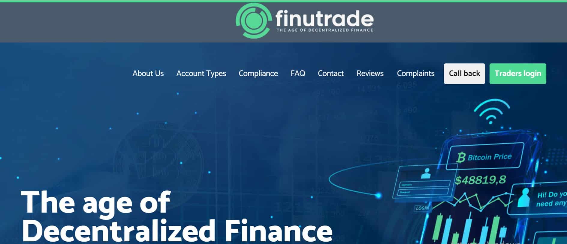 FinuTrade website