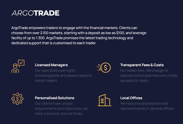 ArgoTrade trading benefits