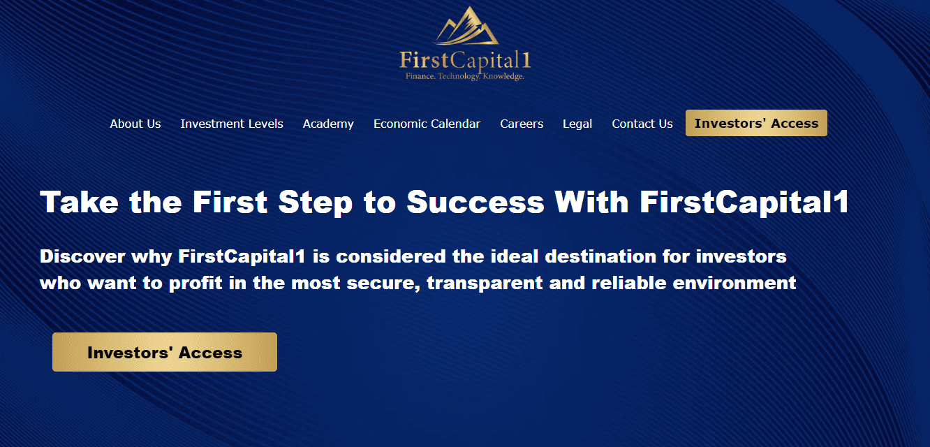 FirstCapital1 trading platform