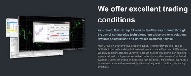 Main Group FX trading condition